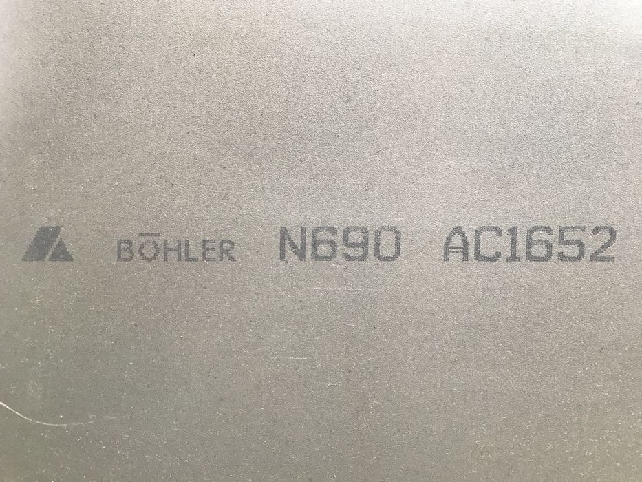 Сталь N690 3.2mm.Сталь для ножів.