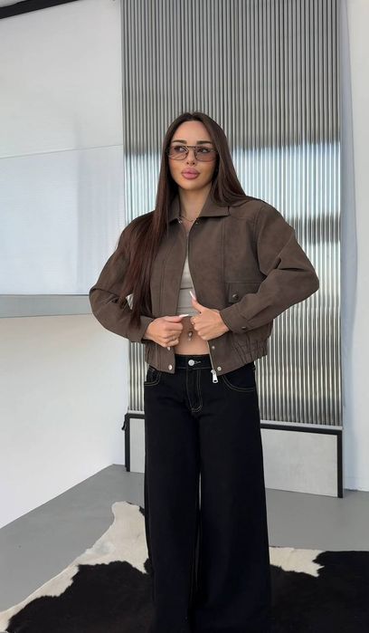 Косуха-бомбер екошкіра