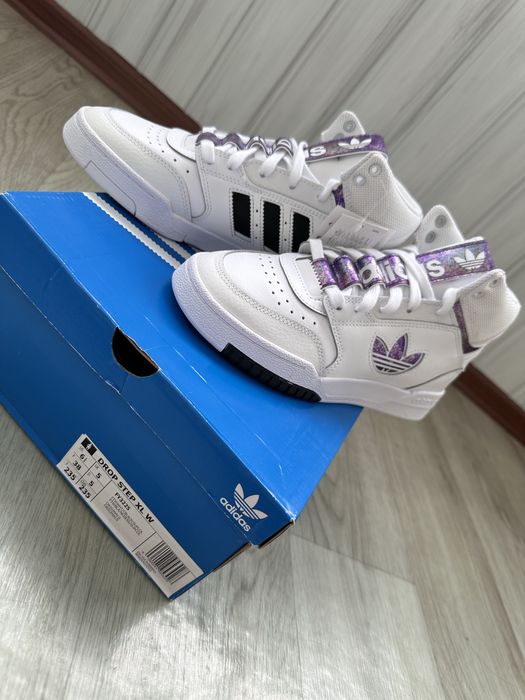 Сникерсы ботинки Adidas drop step кожаные