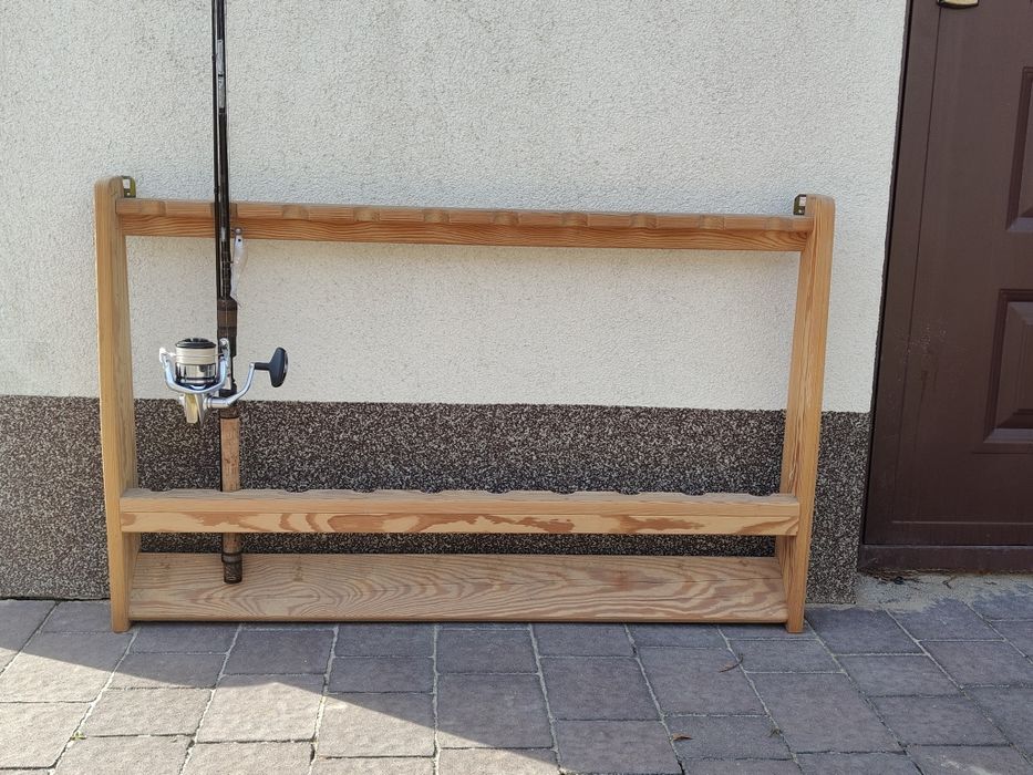 Stojak regał na wędki