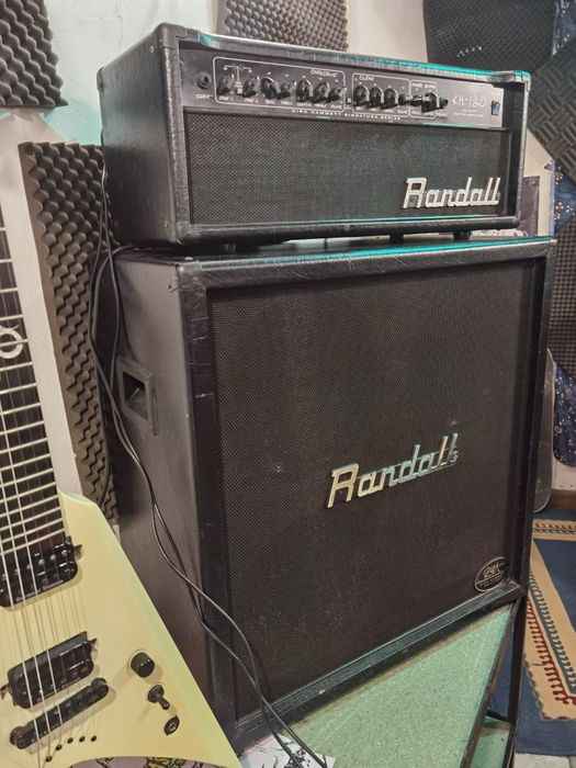 Raro Amplificador 120w alto ganho Randall Metalica  KH-120 Black