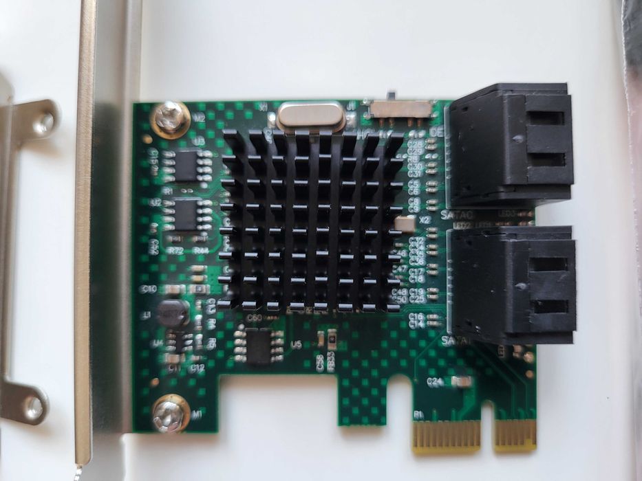 HBA SATA контроллер PCie x1 4 sata asmedia asm1061