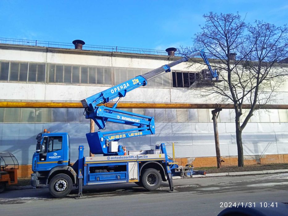 Аренда. Услуги. Автовышки 27м. автовишка 28м, 32м, 35м, 42м, 45м, 66м