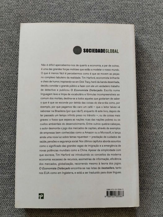 Livro "O economista disfarçado" de Tim Harford.