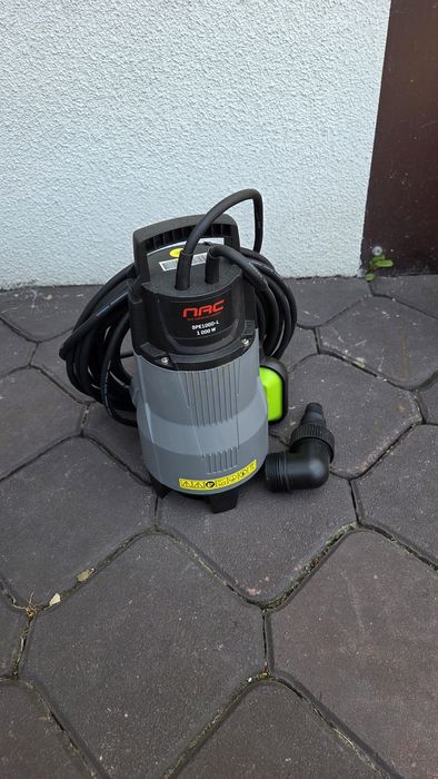 Nowa pompa NAC 1000W, 9m, do brudnej wody