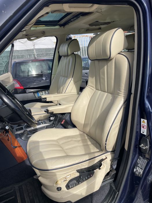 Ranfe Rover L322 Vogue, Bancos em pele bege