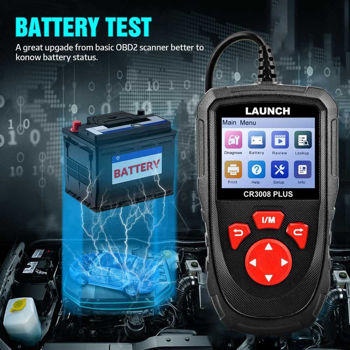 Skaner Diagnostyczny LAUNCH CR3008 PLUS do wszystkich samochodów