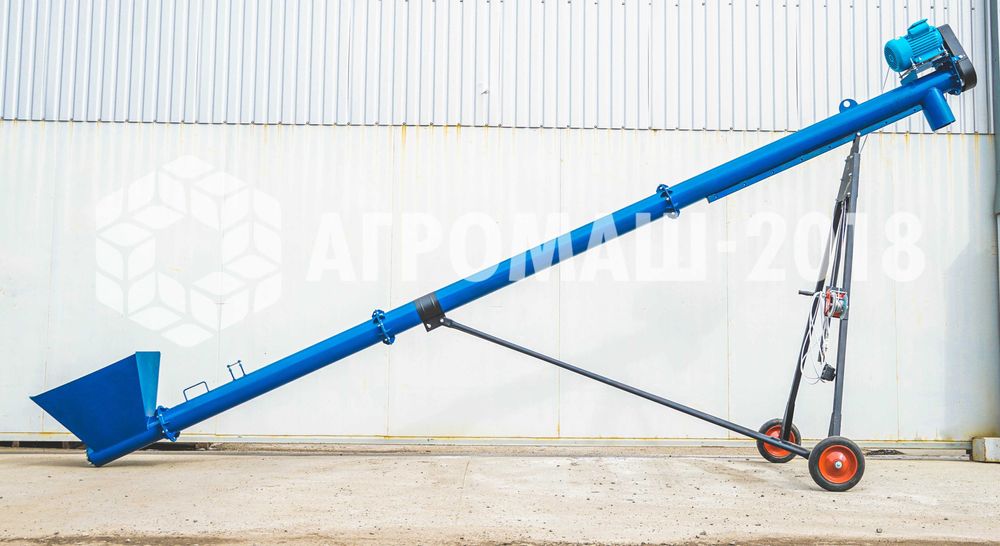 Шнековый погрузчик, транспортер. Конвеєр, підбирач. Шнек 133*6000*380