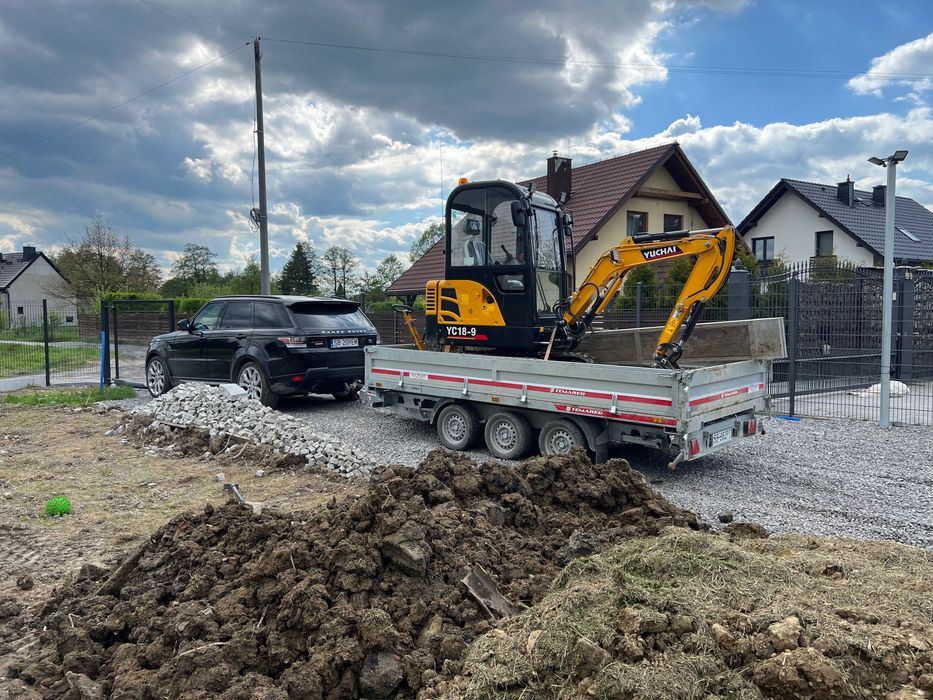 Usługi Kiper 3,5t przyczepa / Pick Up wjadę wszędzie