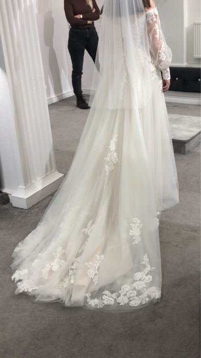 Suknia ślubna Justin Alexander rustykalna romantyczna