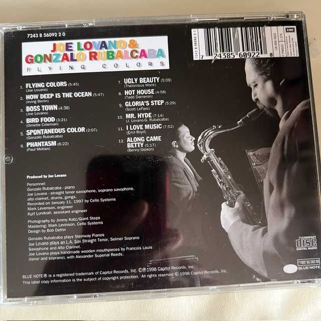 Joe Lovano e Gonzalo Rubalcaba: Flying Colors CD Jazz