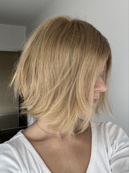 Peruka z włosów naturalnych rokoko