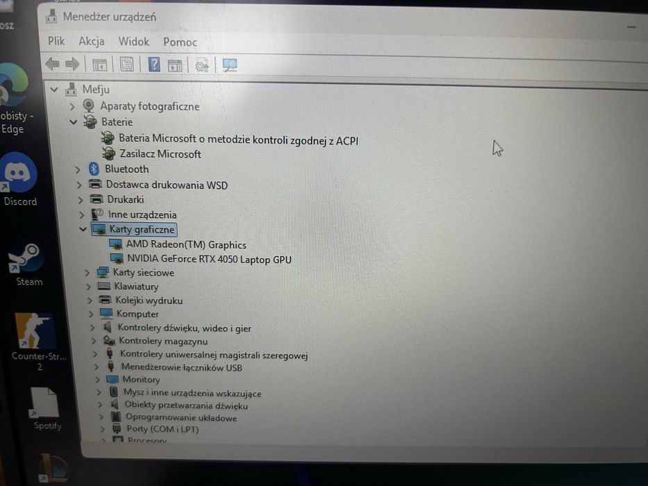Asus Tuf A17 • RTX 4050 • Ryzen 5 • Ssd 512gb • 16gb Ram •STAN IDEALNY