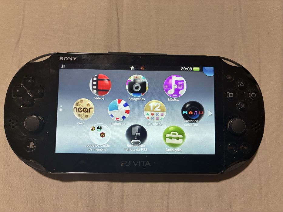 Sony PS Vita PCH-2016 OLED + Cartão de Memória + Carregador Original