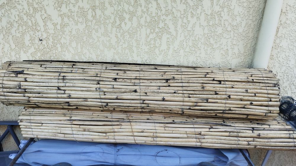 Vendo vedação em bambu, 1.50 por 5.00 de largura