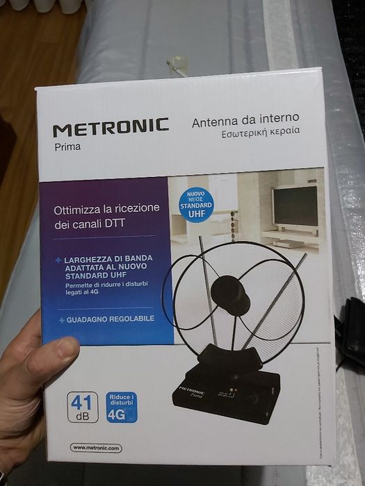 Antena Amplificada interior de Tv