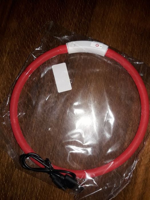 Рулетка для собак 5 метров поилка ошейник светящийся