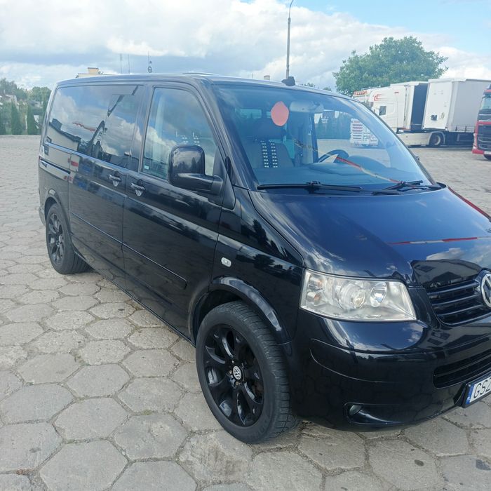 VW T5 Multivan 7 osób+hak 2xsuwane drzwi