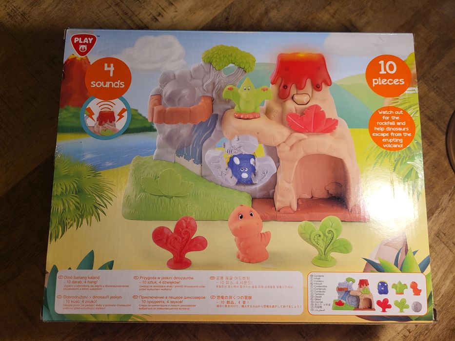 Dino Cave Adventure, zestaw 10 części, Nowość