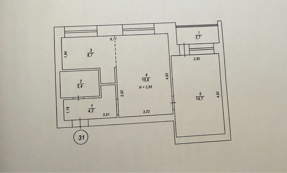 2-х ком, 47 м, 2 мин Метро КПИ, пр-т Берестейский 20, комісія 2,5%