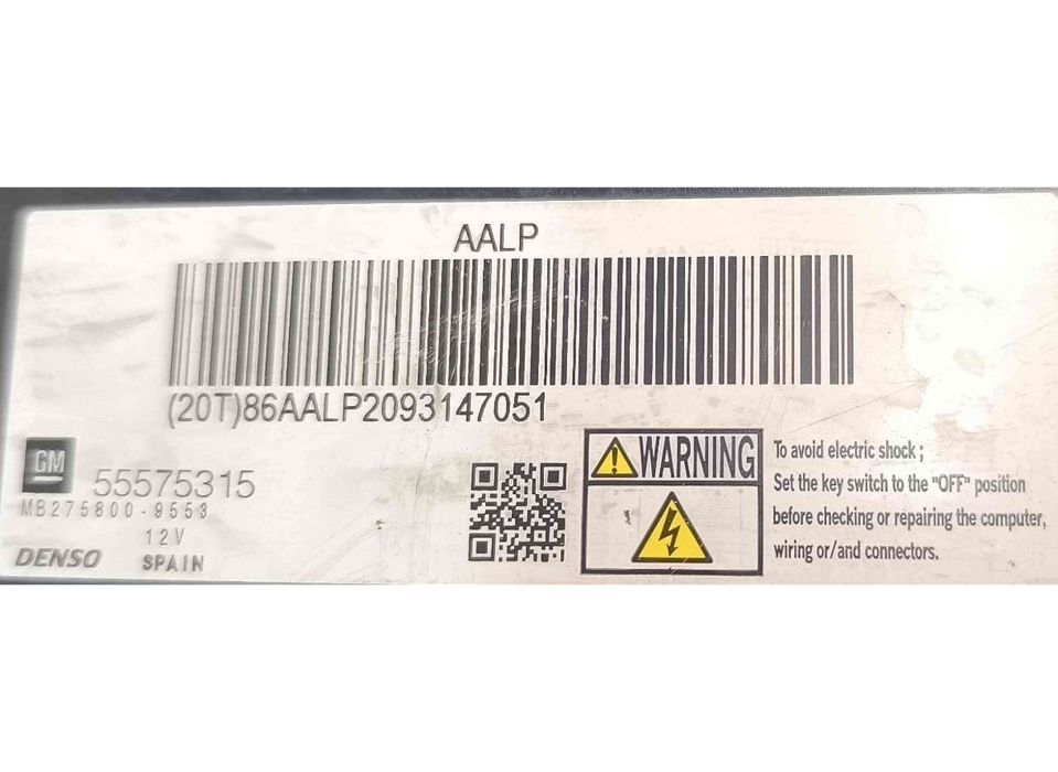 Centralina Motor / ECU 55575315 - OPEL ASTRA J