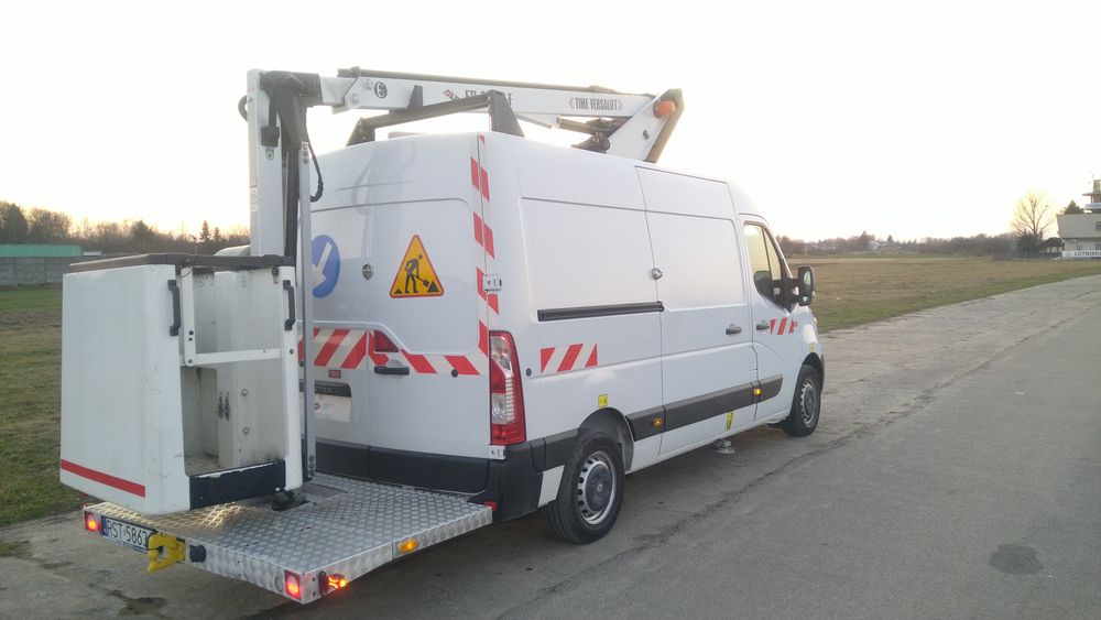 RENAULT MASTER Podnośnik Koszowy 14 m PODPORY !!!