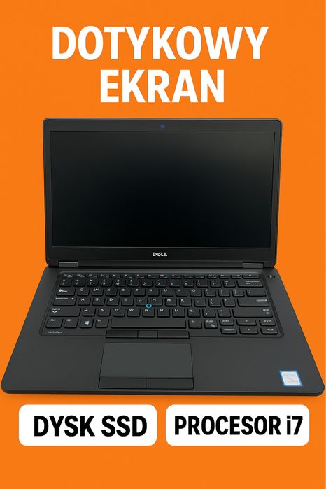 Dell latitude 7480| dotykowy ekran | i7 | 16 gb ram| ssd 476 gb