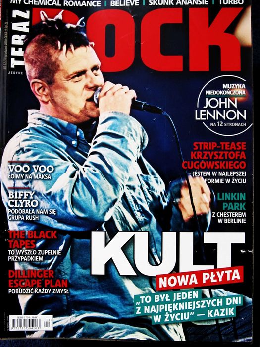 Teraz Rock 12/2010 KultJohn Lennon,The Black Tapes,My Chemical Romance