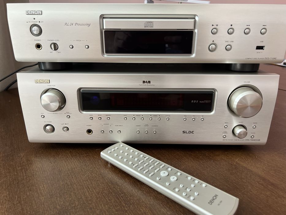 Hi-Fi ресивер Denon DRA-700AEDAB DAB / 2x100W / пульт