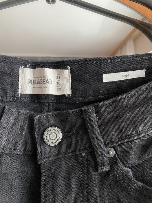 Чоловічі чорні джинси pull&bear розмір М