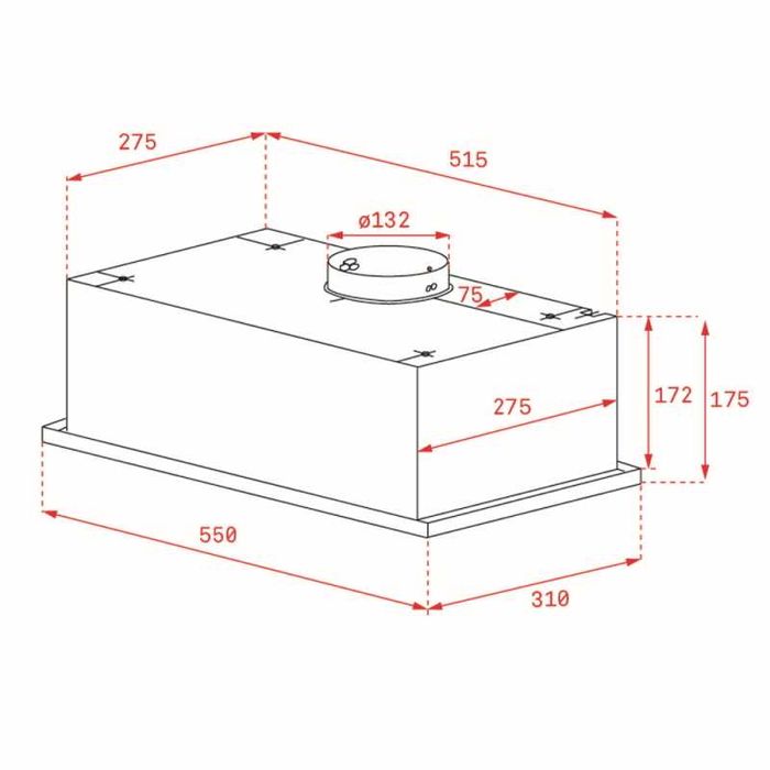 Витяжка повновбудована Teka GFG2 W