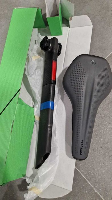 Espigao Scott Foil c/Luz e Selim Belcarra Carbono