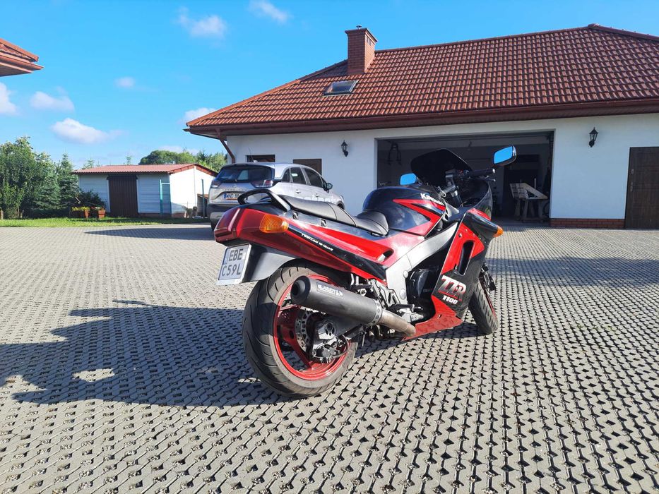 Kawasaki ZZR1100 - zamiana na banknoty NBP