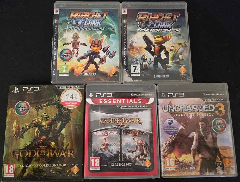 Jogos Nintendo Switch / 3DS e PS3