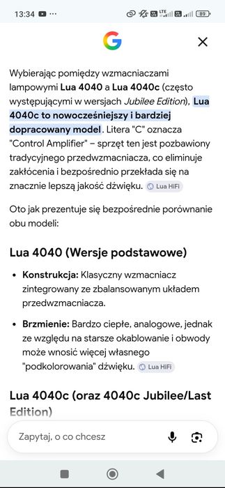 Wzmacniacz lampowy lua 4040 c