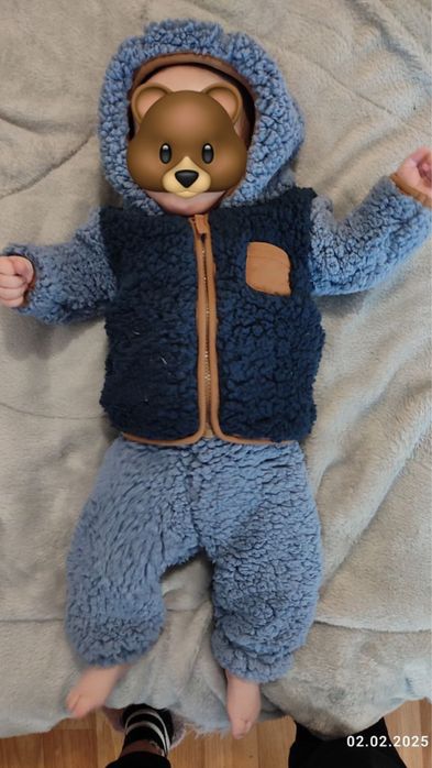 Теплий костюм для малюка 56 та 62