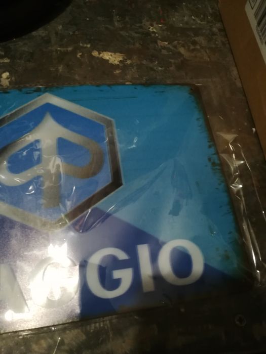 Placa paiggio vintage