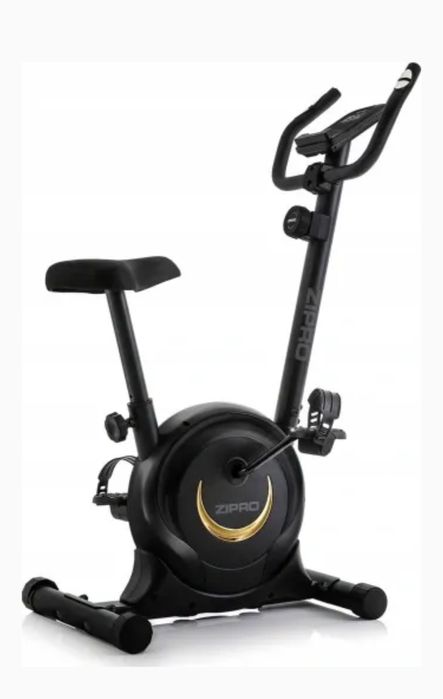 Rower stacjonarny zipro czarno zloty lcd