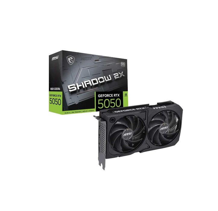 RTX 5050 MSI Shadow 2X OC - 8GB - SELADO