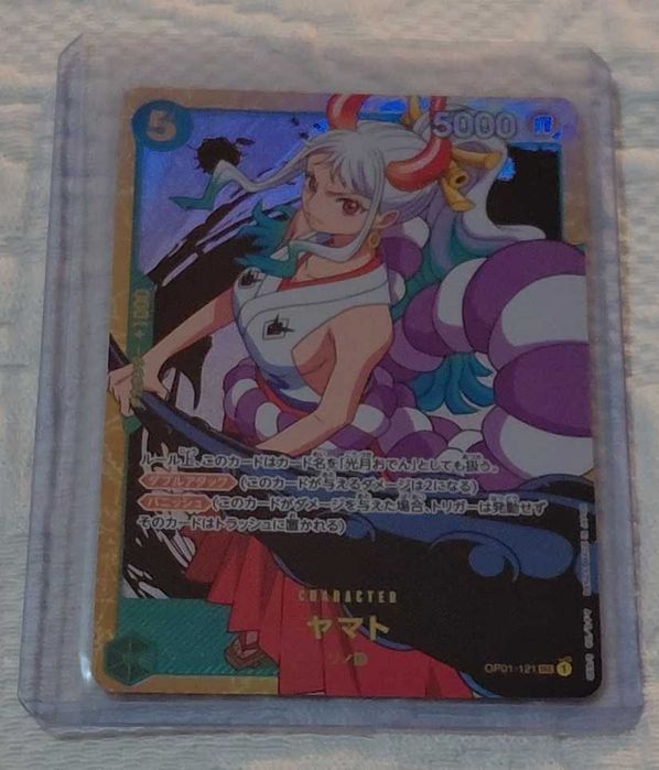 carta one piece tcg yamato (op01-121) (v.1) (sec) (prb01) japones