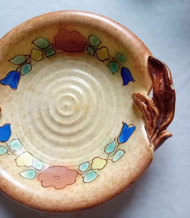 Ceramiczna misa - patera, Carstens - Uffrecht, I połowa XX w.