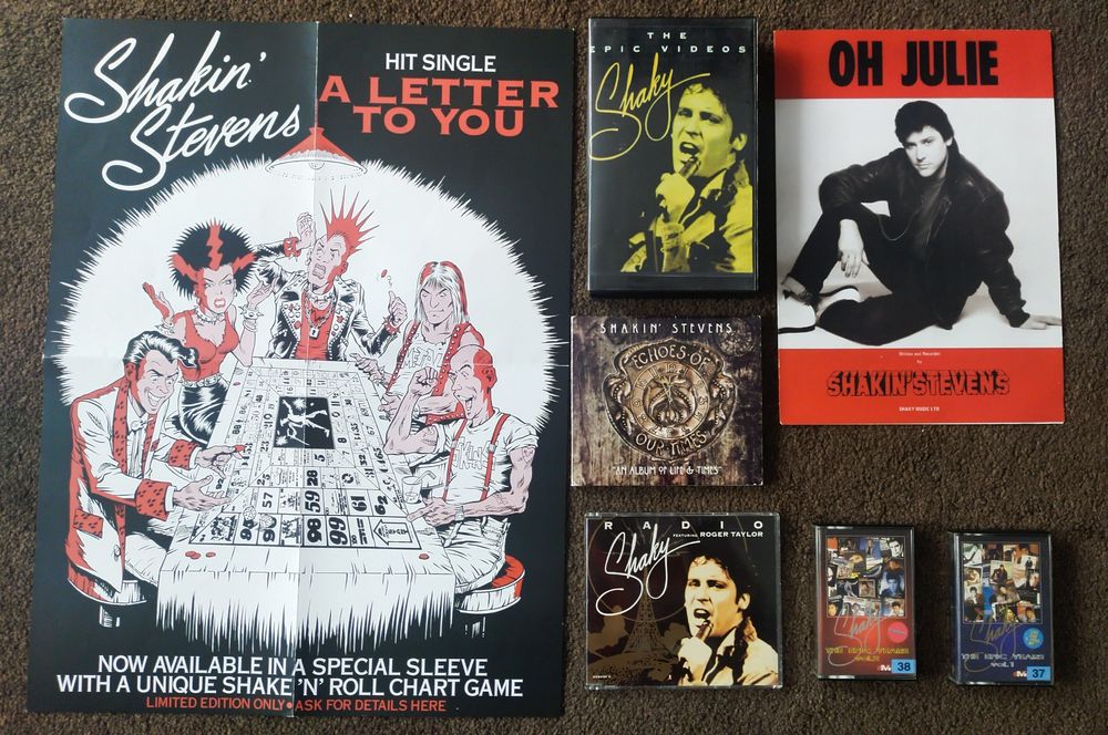 SHAKIN' STEVENS video VHS kasety magnetofonowe