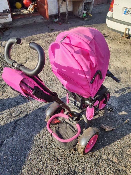 Дитячий триколісний велосипед Azimut Neo 4 Air з фарою