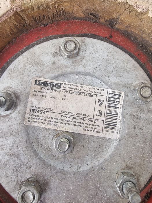 Boiler dwupłaszczowy 120l