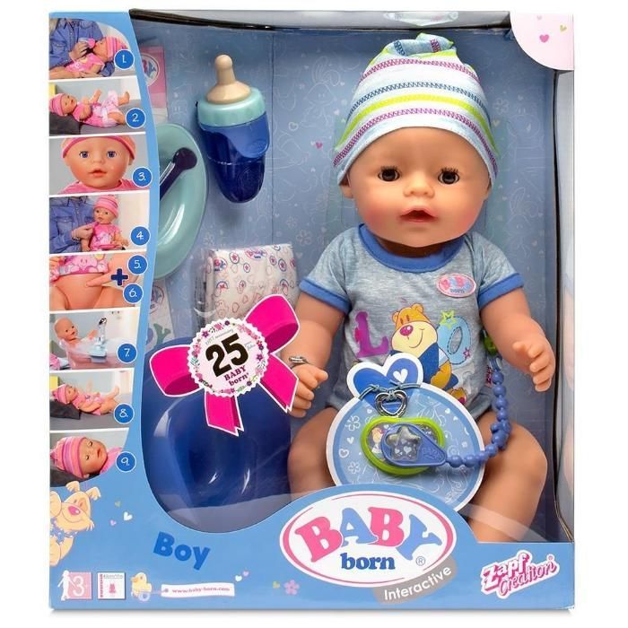 Лялька Пупс Baby Born Беби Борн Джонас Zapf 822012 824375 834800