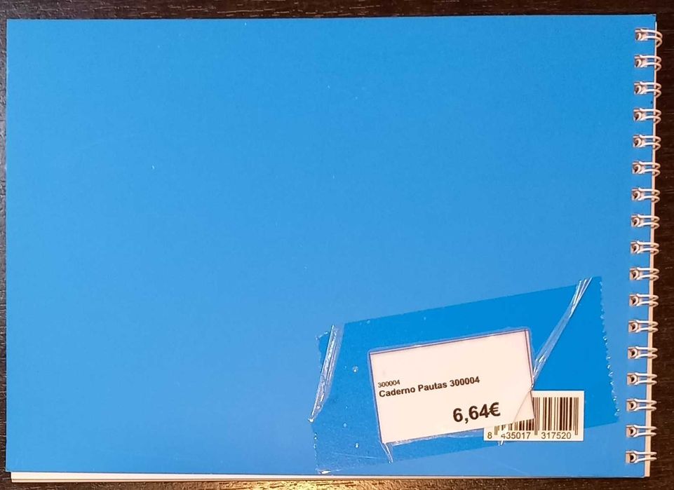 Caderno pauta musicais (pautas de grandes dimensões)