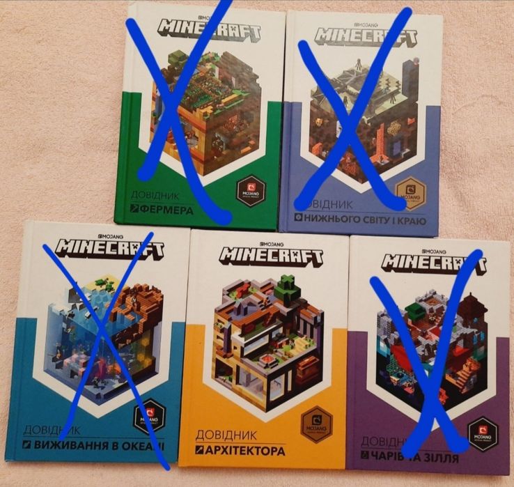 Книги Minecraft довідник