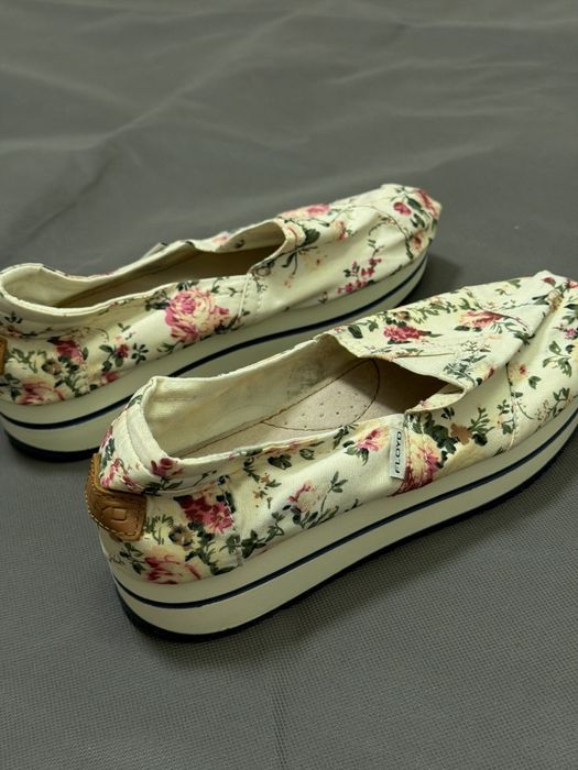 Espadryle w kwiatki damskie 37