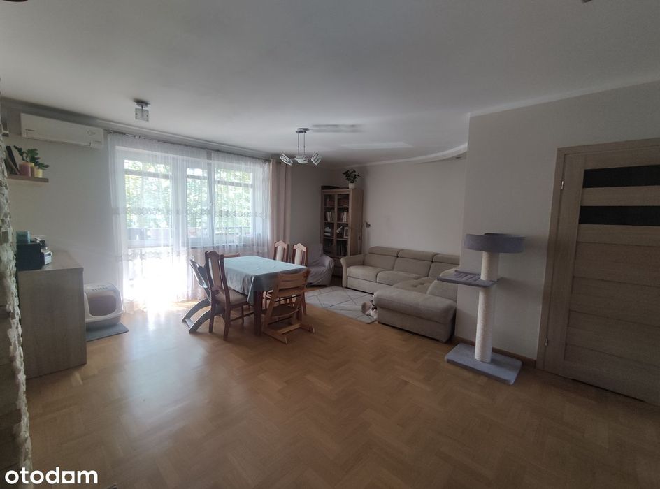 4 pok. mieszkanie 81,6m2 z balkonem i klimatyzacją, 1 piętro