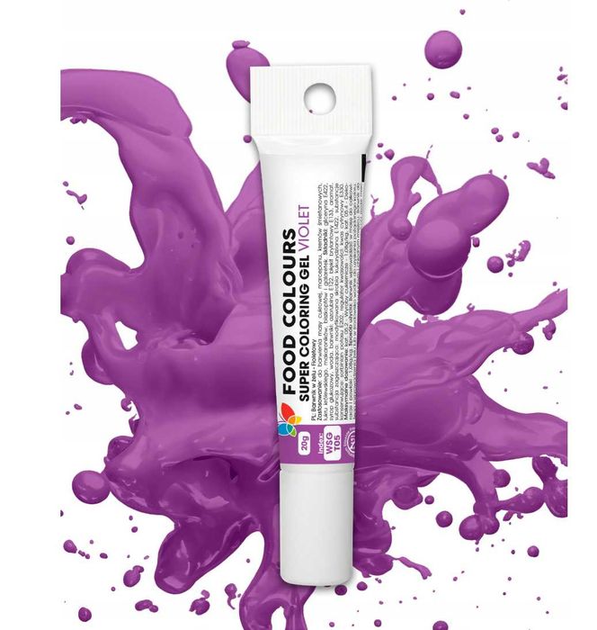 Barwnik spożywczy fioletowy w tubce 20 g food colours